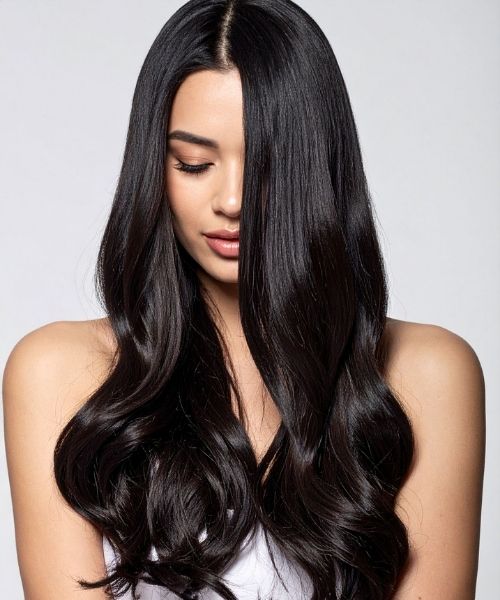 glass like shine and silky smooth hair at Red Door Hair Studio glass like shine and silky smooth hair at Red Door Hair Studio